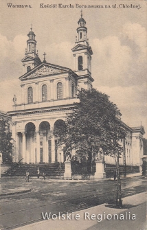 Warszawa. Kościół Karola Boromeusza na ul. Chłodnej