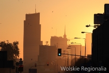 Panorama Woli (widok z ul. Górczewskiej w kierunku Śródmieścia)