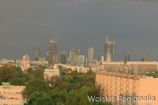 Panorama Woli (widok na ul. Batalionu AK Parasol w kierunku Śródmieścia)