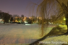 Park Moczydło zimą