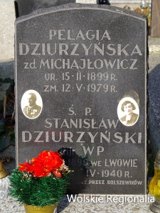 Nagrobek Pelagii i Stanisława Dziurzyńskich