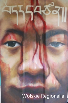Mural Free Tibet na Rondzie Tybetu