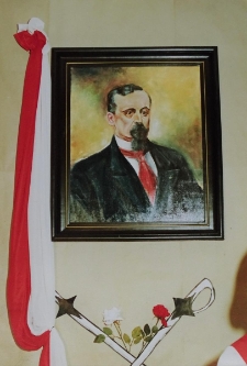 Portret Henryka Sienkiewicza w XII Liceum Ogólnokształcącym w Warszawie