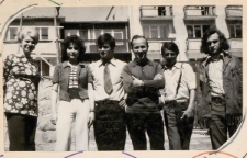 Członkowie Koła PTTK nr146 w czasie XIV Zlotu Turystów Warszawskich PTTK w Śrudborowie, 9-10.09.1972