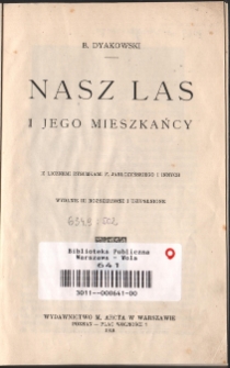 Nasz las i jego mieszkańcy