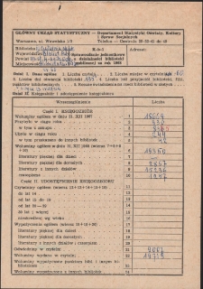 Sprawozdanie jednostkowe za rok 1968