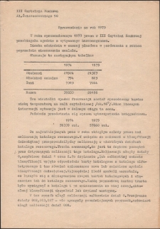 Sprawozdanie za 1975 rok