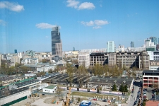 Widok z budynku Kredyt Banku w kierunku północno-wschodnim